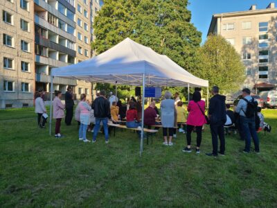 Projekti jäljendusala (Mustamäe tee 167, 169, 171 ja 171a) koduhoovi koosloome ja projekteerimine saab alata